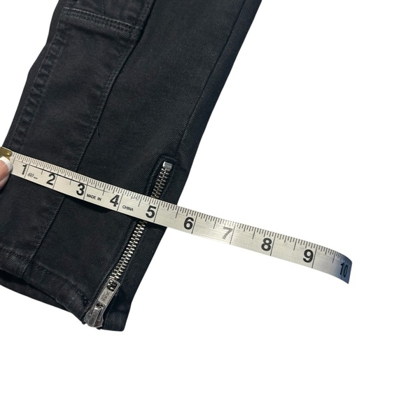 Sandro Paris Ankle Zip Mid Rise Slim Fit Jeans Sz 40 (28) - Picture 14 of 16